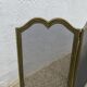 Fire screen, spark guard for fireplace "made in Italy" 3 panels in brass 70