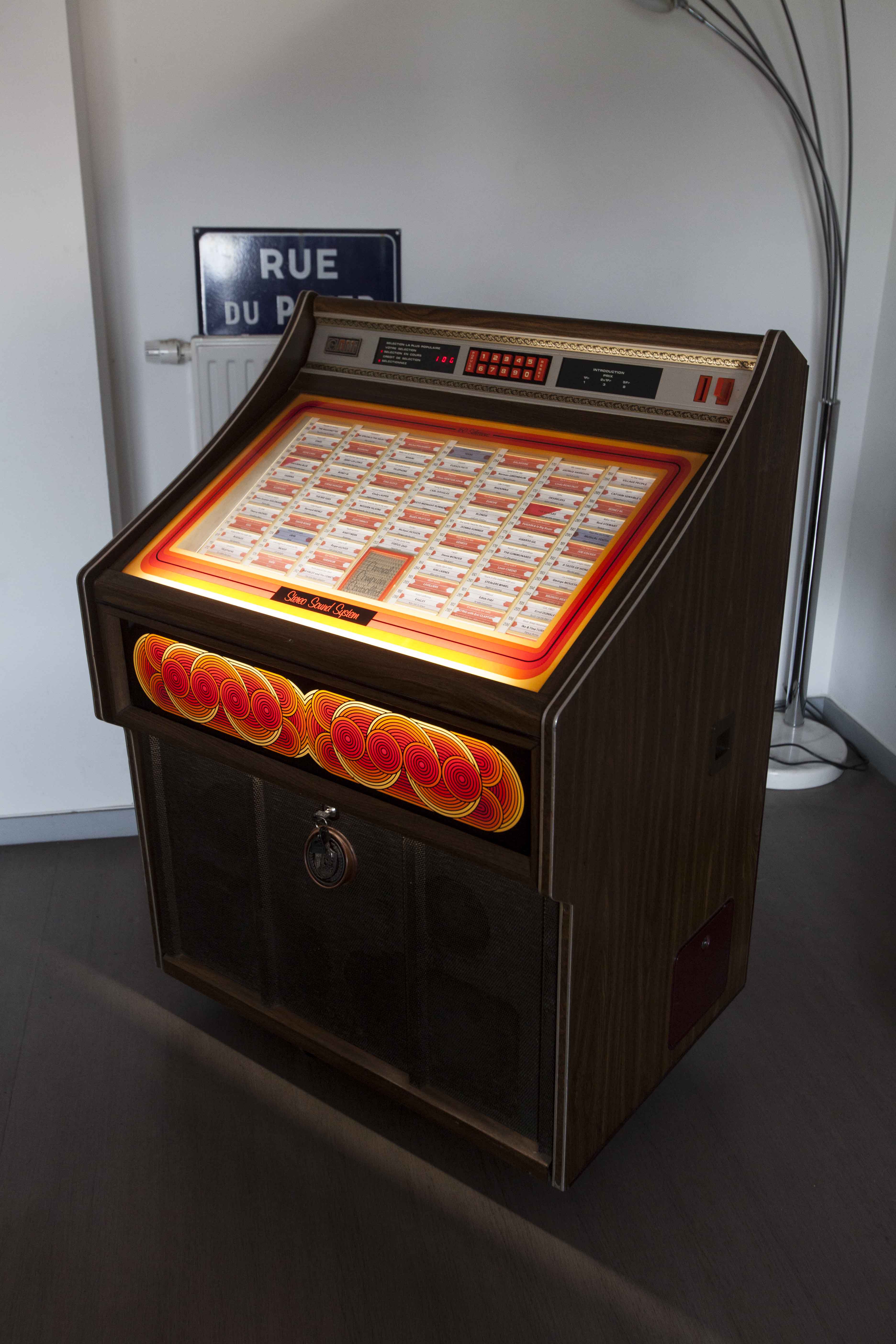 Jukebox rowe ami ri-3 jewel 1980 ready to use
