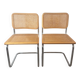 Paire de chaises Cesca Marcel Breuer B32 made in Italy