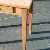 Desk or table in raw wood