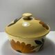 Gien earthenware tureen and gravy bowl set, Tournesol collection
