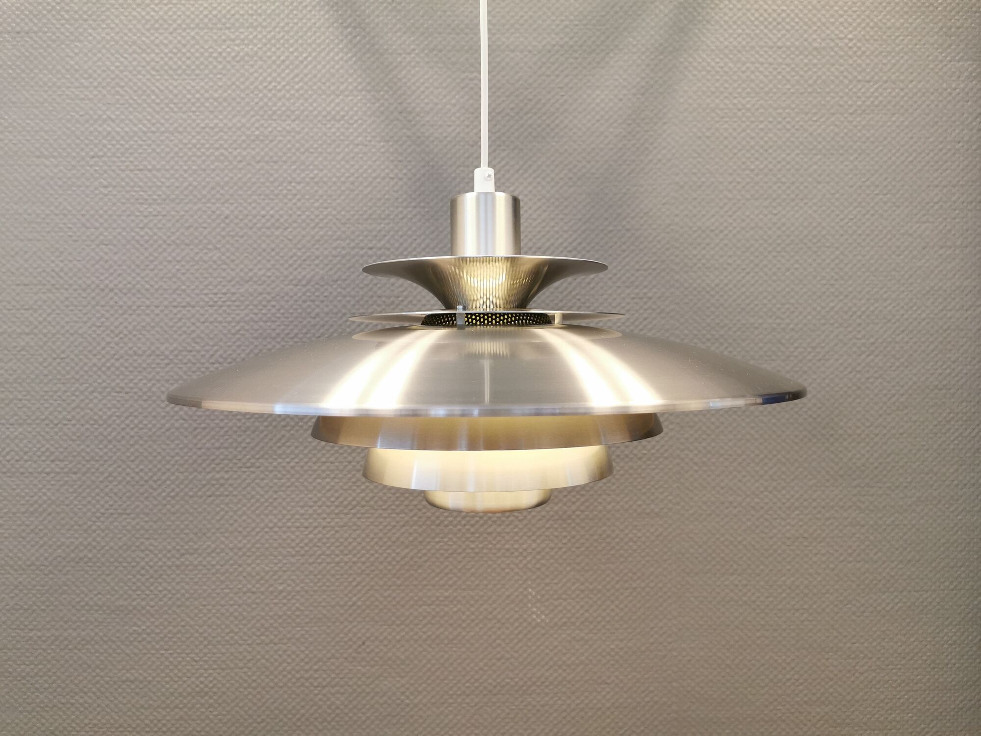 Verona hanging lamp, made by Danish Jeka, in the 1980