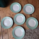 6 soup plates “Café Gilbert” Orchies Moulin des Loups