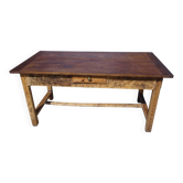 Table de ferme en chêne massif restaurée