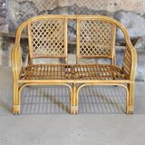 Italian wicker sofa