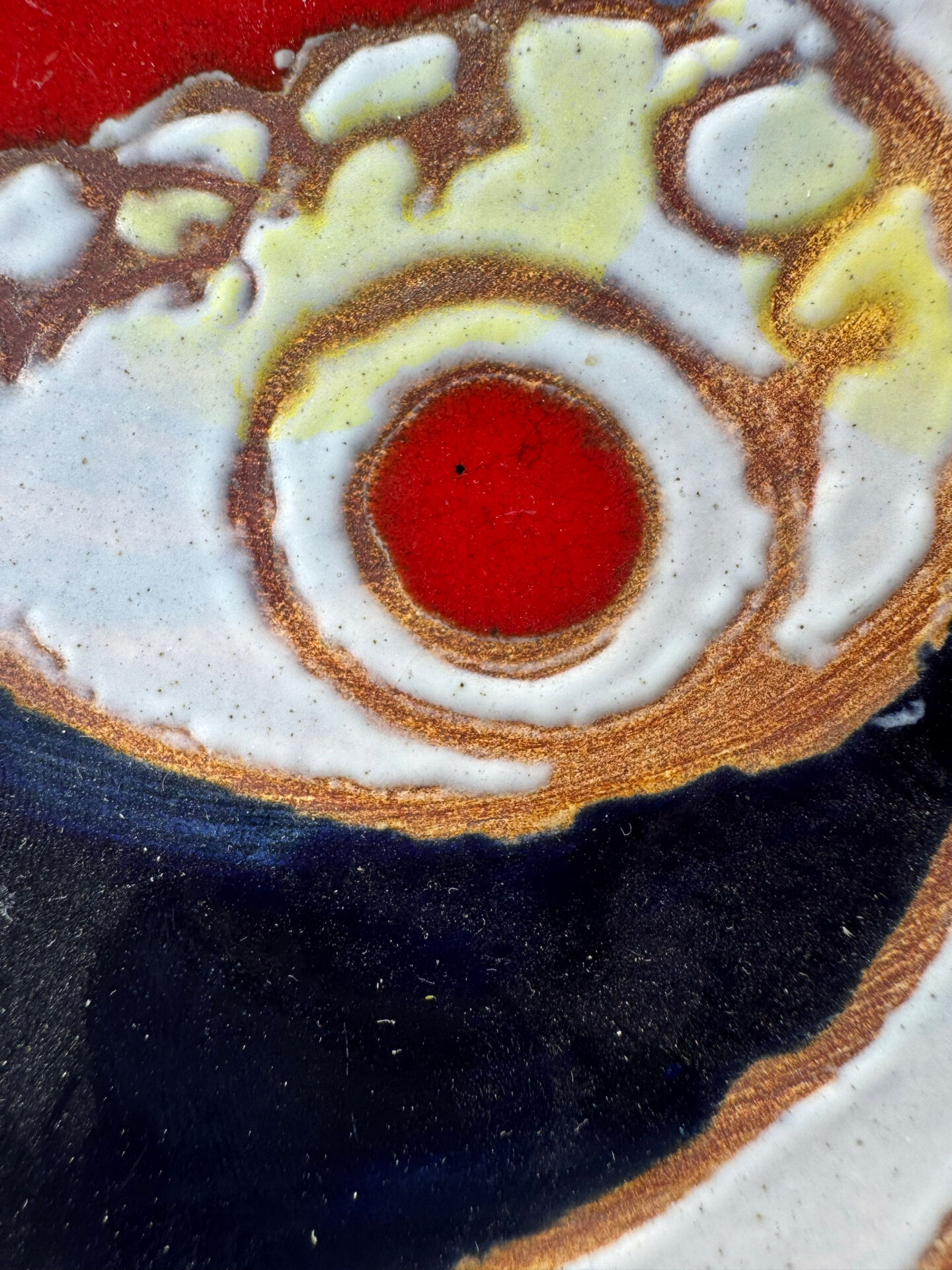 Ceramic plate from Vallauris – Marie-Christine Treinen – Years