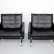 Set 2 vintage PK31/1 Lounge Chair & PK61 Coffee Table by Poul Kjaerholm for E. Kold Christensen