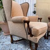 Pair of Bergère armchairs