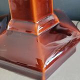Vintage brown ceramic lamp base