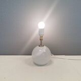 Beautiful table lamp, model Misty by Torben Jørgensen, Holmegaard Glassworks Denmark 1980.