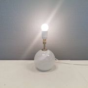 Beautiful table lamp, model Misty by Torben Jørgensen, Holmegaard Glassworks Denmark 1980.