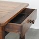 Robust French farmhouse antique dining table from the 18th century