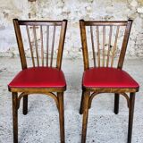 Pair of bistro chairs model # 153 by Baumann, circa 50/60