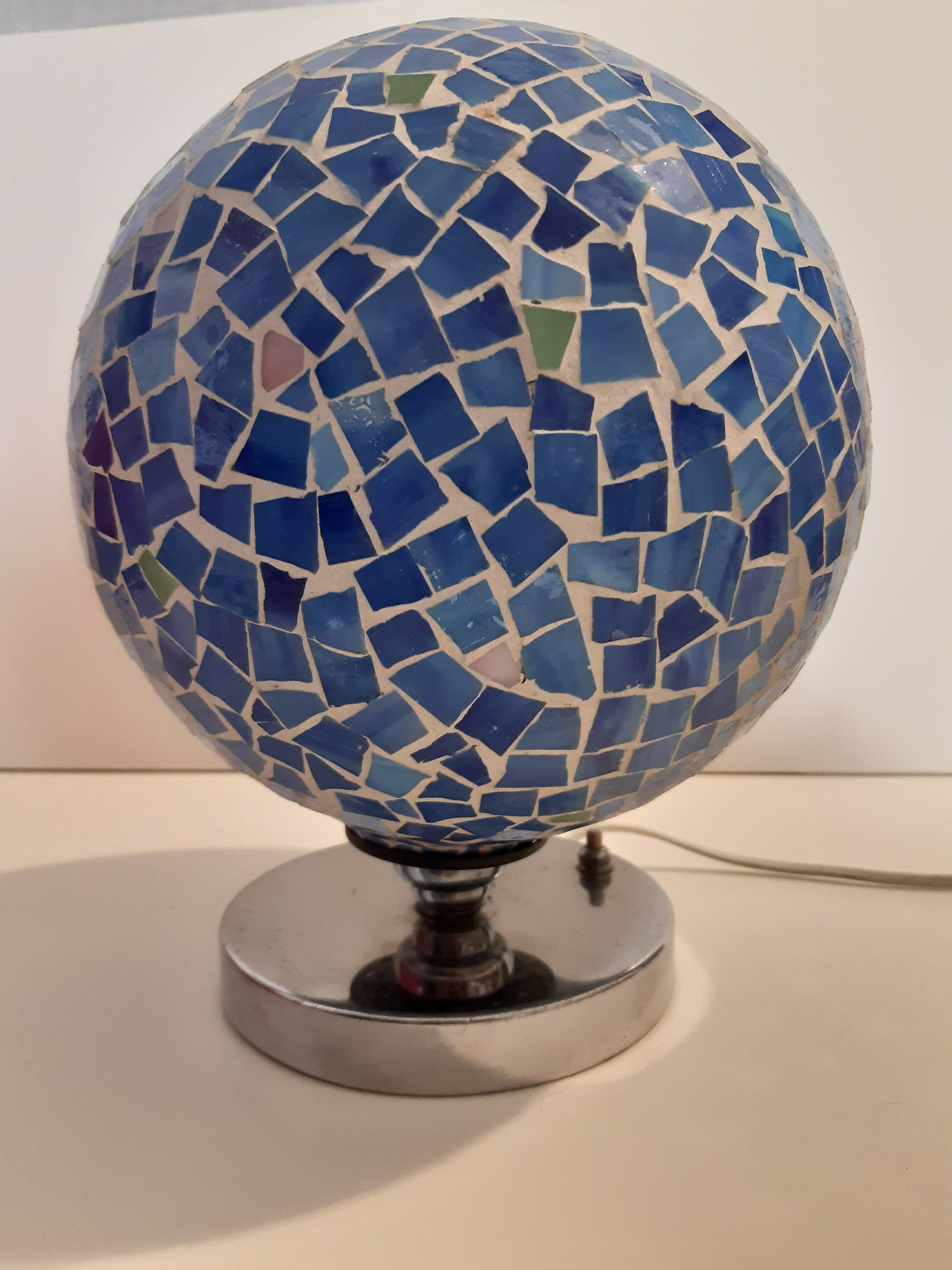 Lampe boule art deco