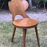 Set of 6 chairs Baumann signed model rare clover