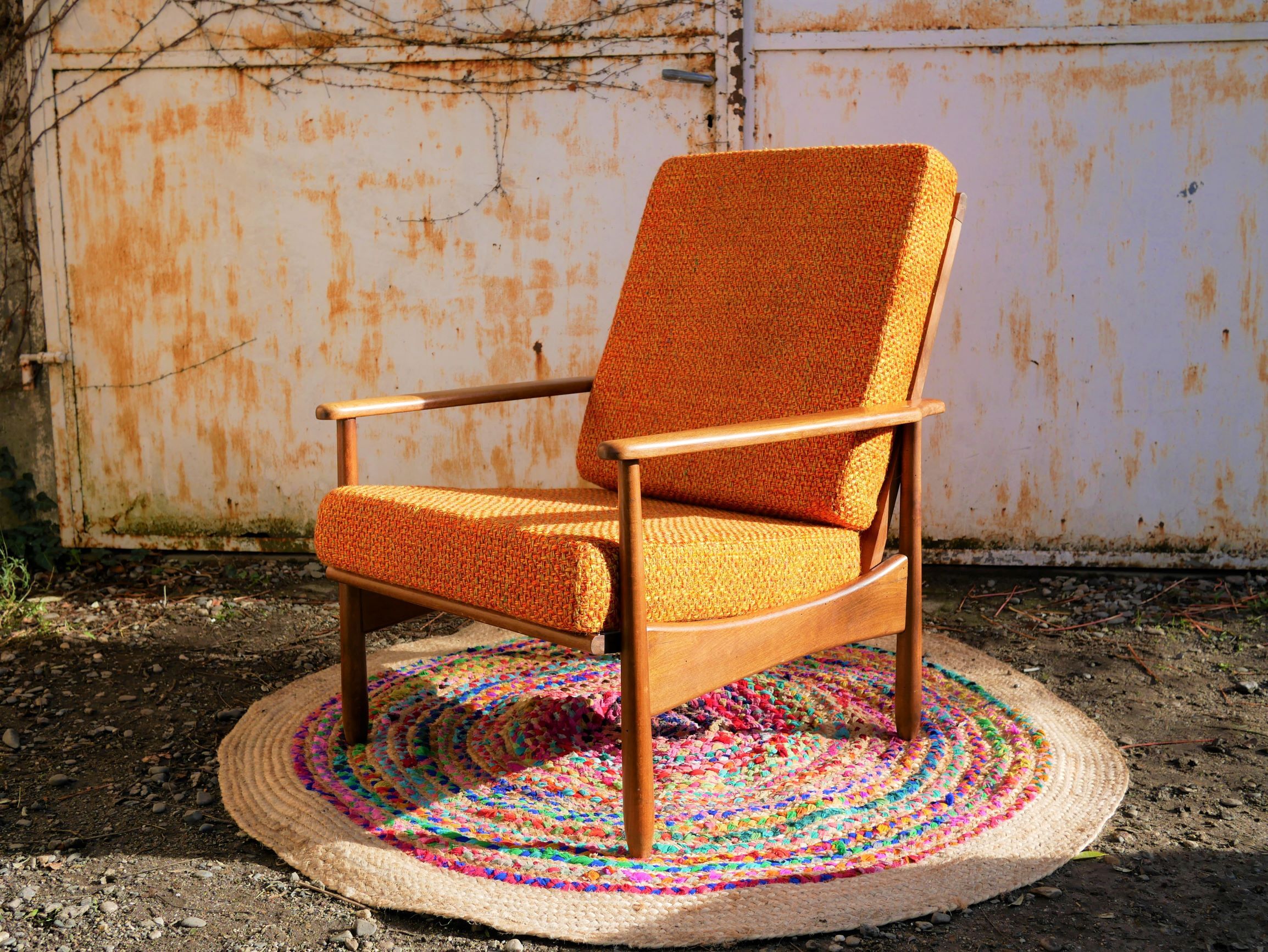 Scandinavian armchair teak