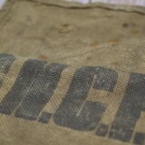 Bag in burlap that allowed transport