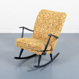 Mid-century Swedish rocking chair from the 1950s