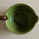 Green glazed earthenware bowl from Dieulefit 1960