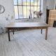 Oak farmhouse table 1950 212cm