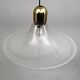 Mid-Century Modern Italian Murano Spiral Glass Pendant Lamp, 1970s
