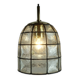 glashuette limburg hanging LAMP 1960's 70's glass pendant light model 4184