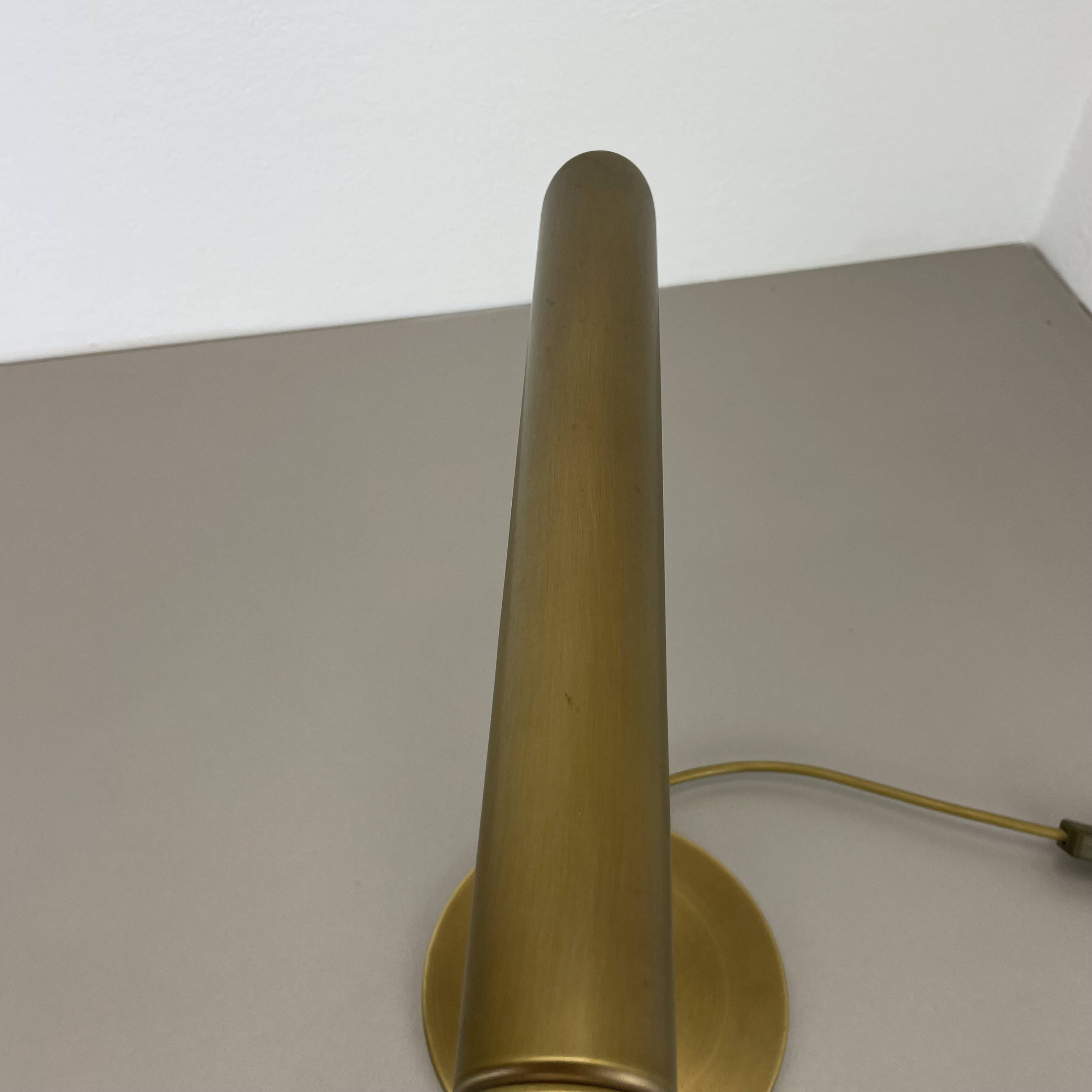 brass table Light by Rosemarie and Rico Baltensweiler attrib., Switzerland 1970s