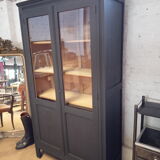 Patinated wooden library