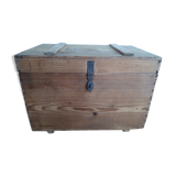 Old solid pine chest