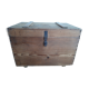Old solid pine chest