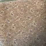Beveled brass mirror