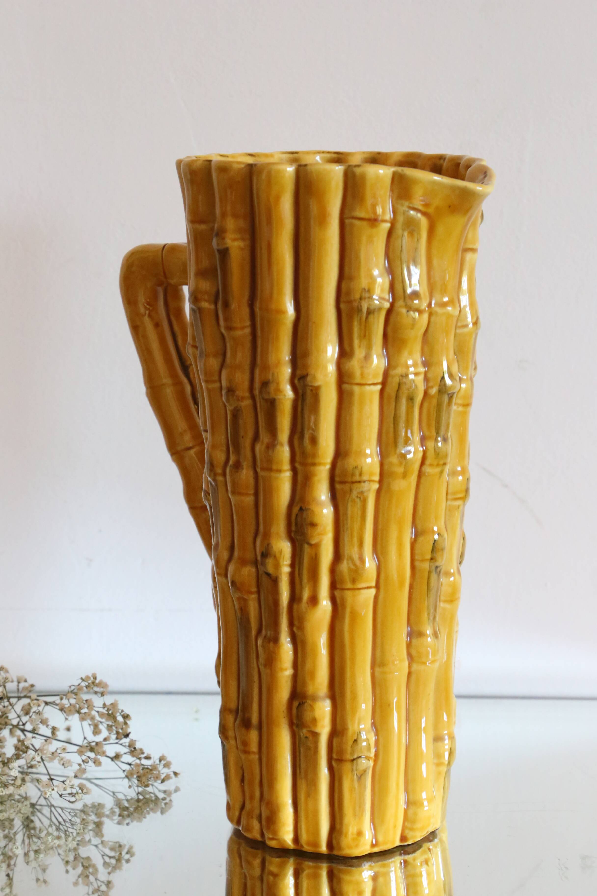Large ceramic pitcher Vallauris