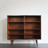 Poul Hundevad scandinavian rosewood bookcase, 1960s