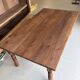 Old wooden farmhouse-style coffee table