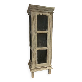 Armoire vitrine ancienne indienne