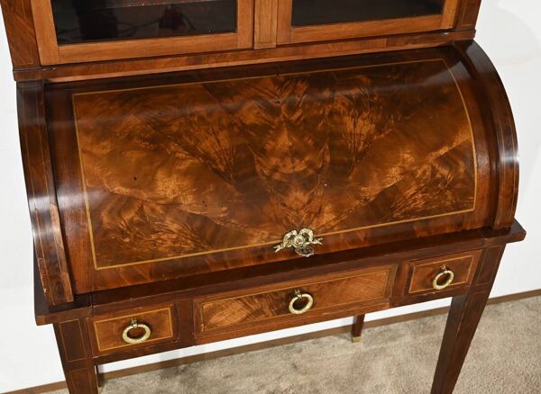 Bureau, bonheur du jour en acajou, style Louis XVI / Directoire, début XXème