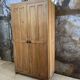 Antique Parisian wardrobe in solid pine