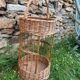 Vintage wicker aperitif basket