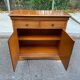 20th century solid oak satin wood sideboard