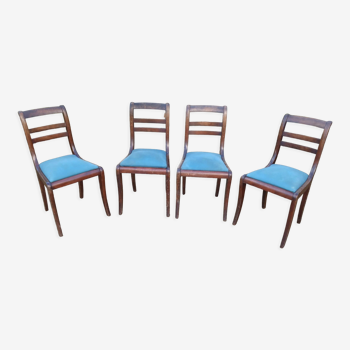 4 chaises style Louis Philippe
