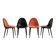 Suite de 4 chaises Caprice, Cassina