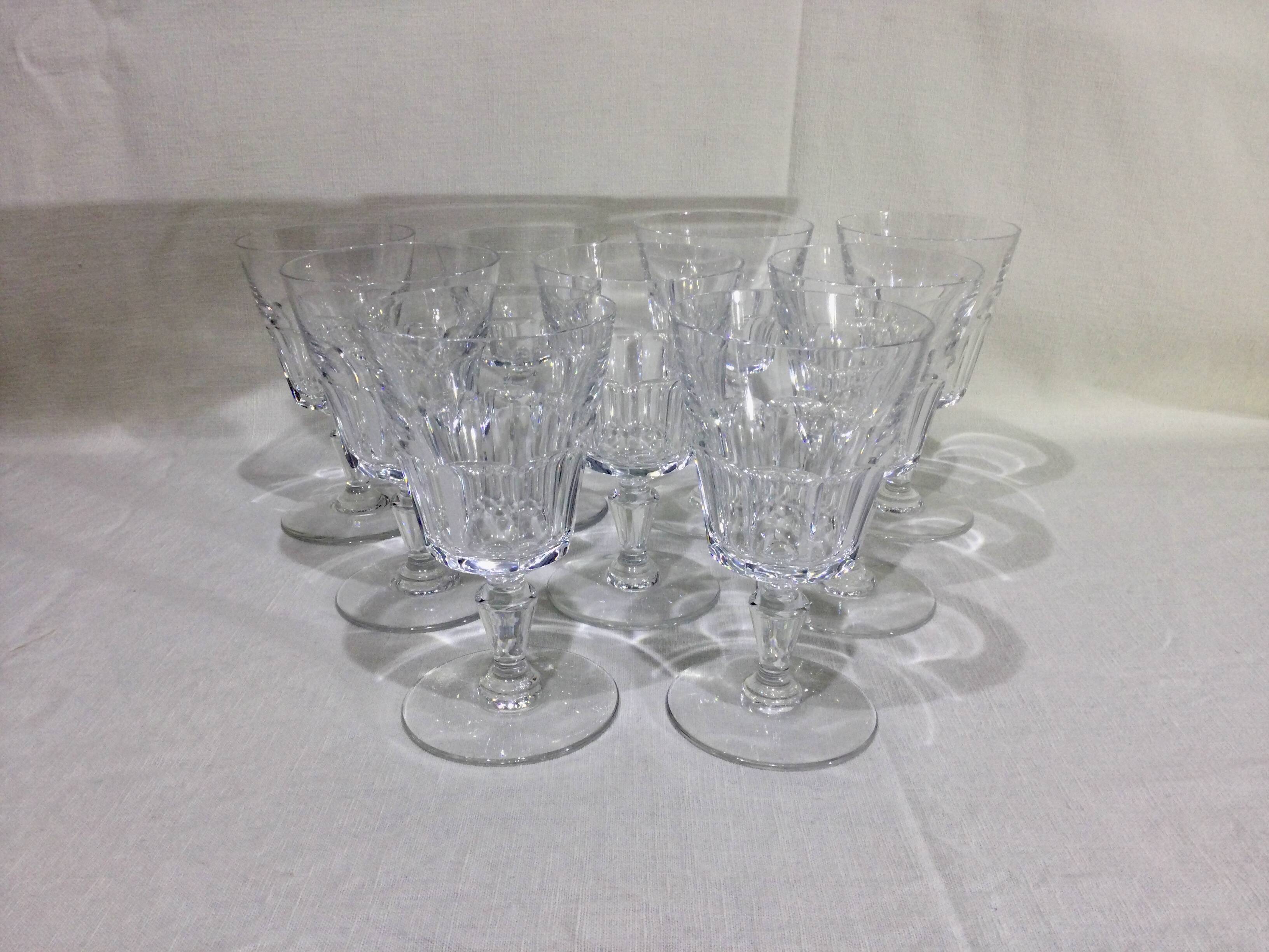 Baccarat - 9 Missouri Model Water Glasses