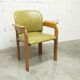 Bruno Rey solid beech bridge armchair for Dietiker 1960 green