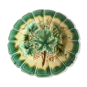 Assiette Majolique française -