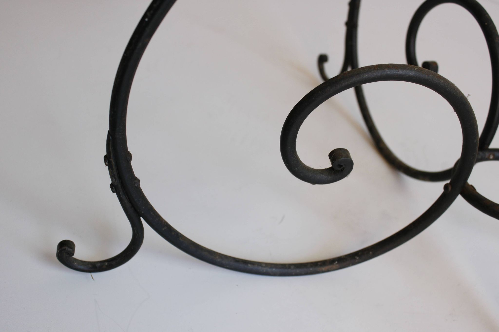 Large Wrought Iron Floor Candelabra, 1950s