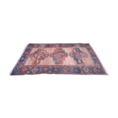Antique caucasian rug 155x88 cm vintage, wool, red