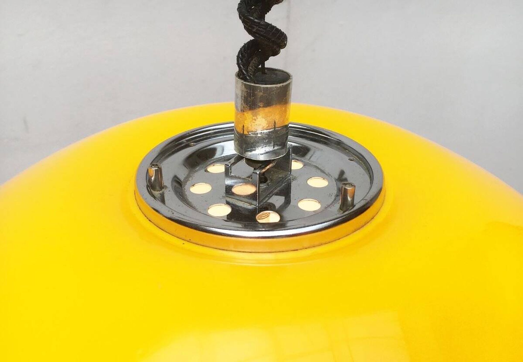 Lampe suspendue Space Age Cabras par Luigi Massoni pour Guzzini