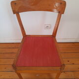 Suite of 4 chairs vintage bistro Diago