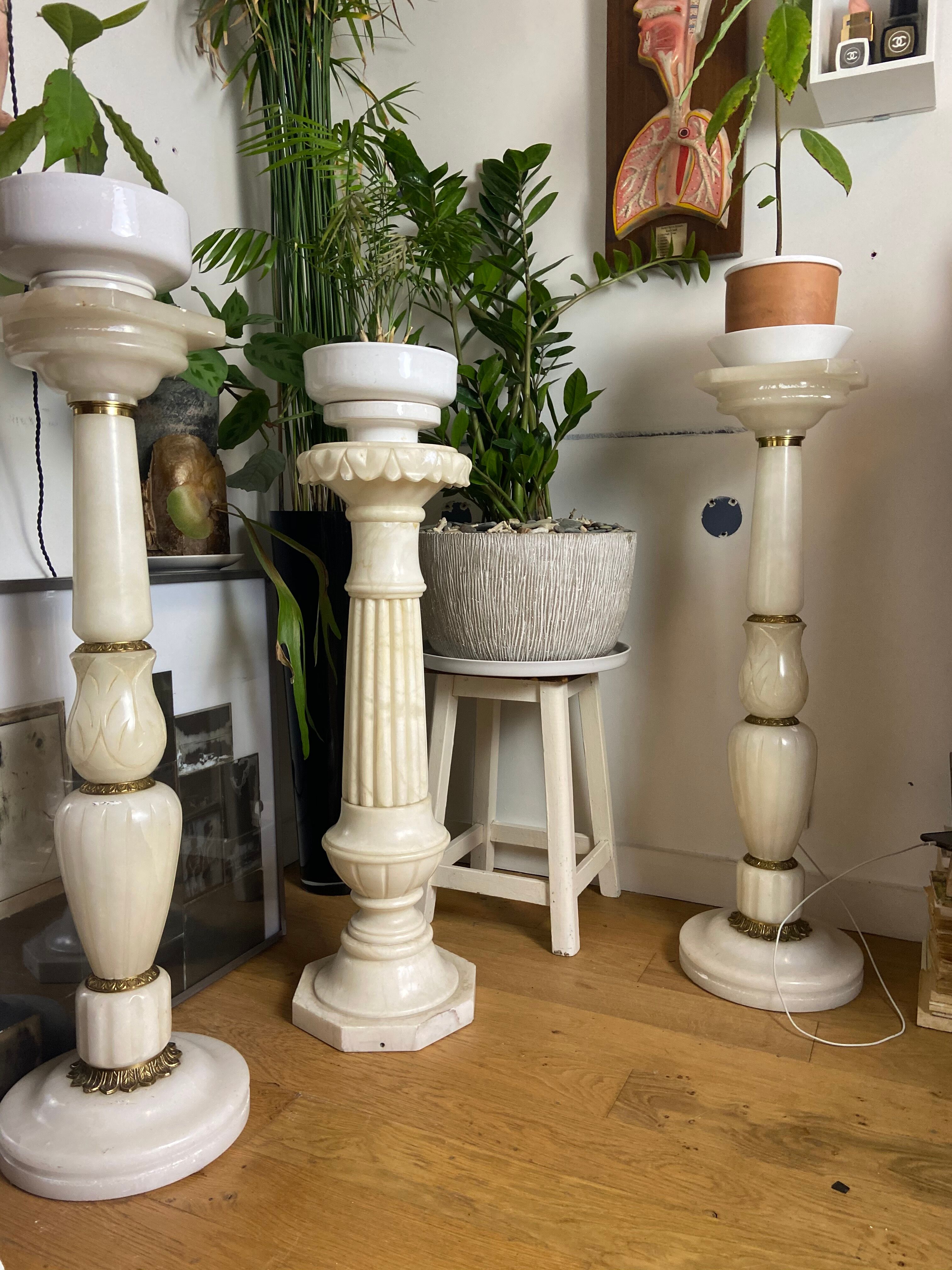 Alabaster column