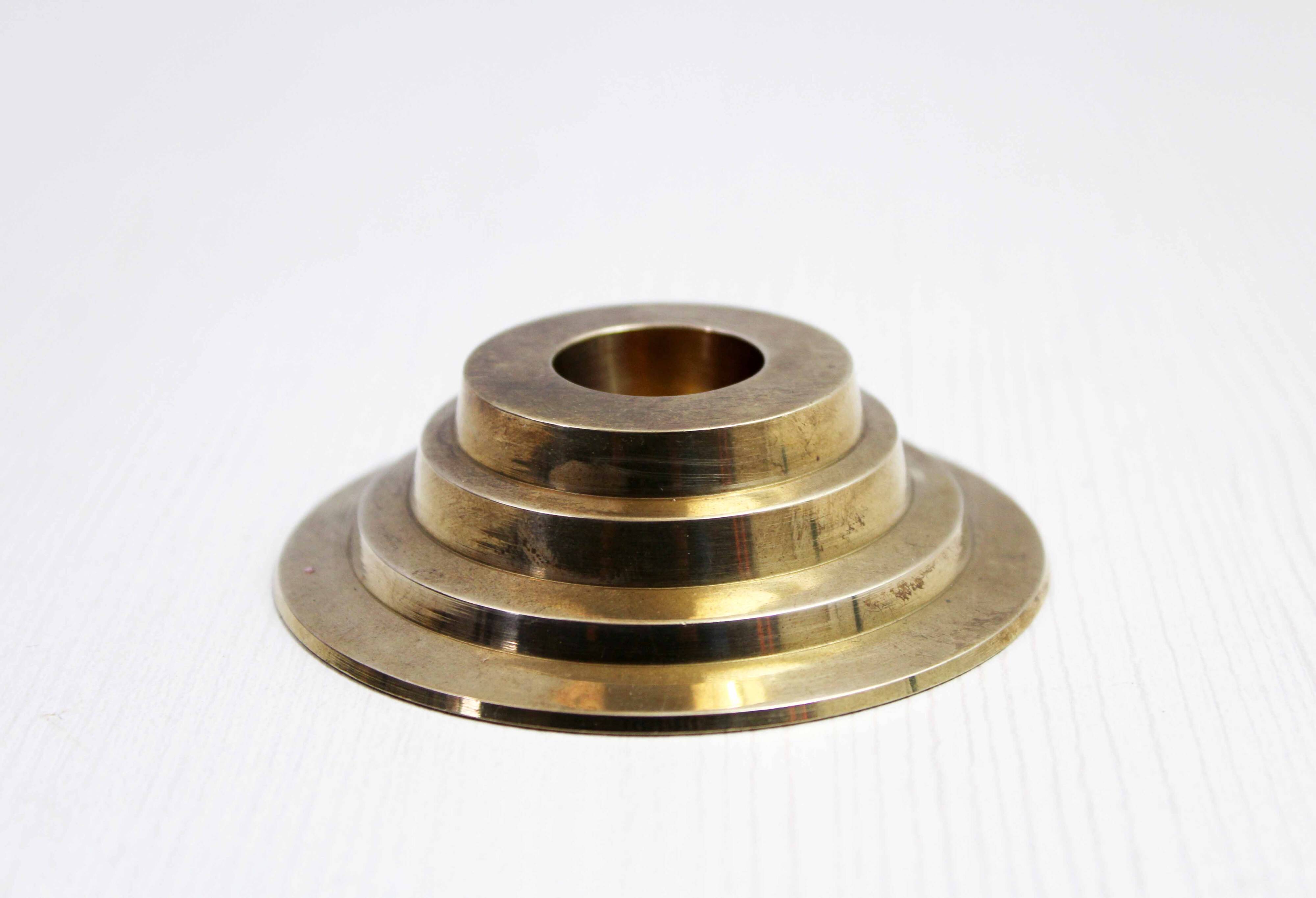 Vintage brass candle holder